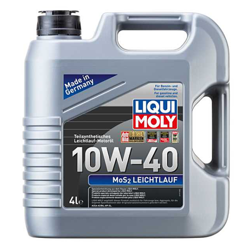MoS2 LEICHTLAUF 10W-40 полусинтетическое моторное масло 4L