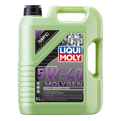 MOLYGEN NEW GENERATION 5W-40 синтетическое моторное масло 5L